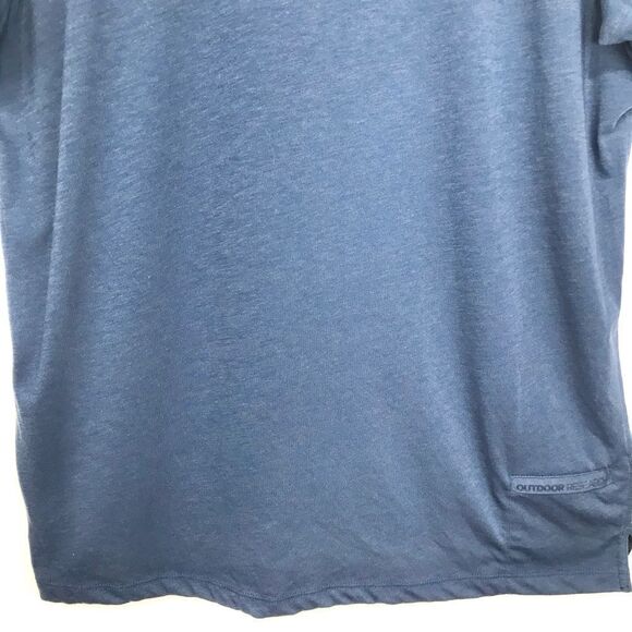 Outdoor Research Blue Quarter Zip Lightweight Performance Dri Release Polo Shirt - Picture 10 of 16